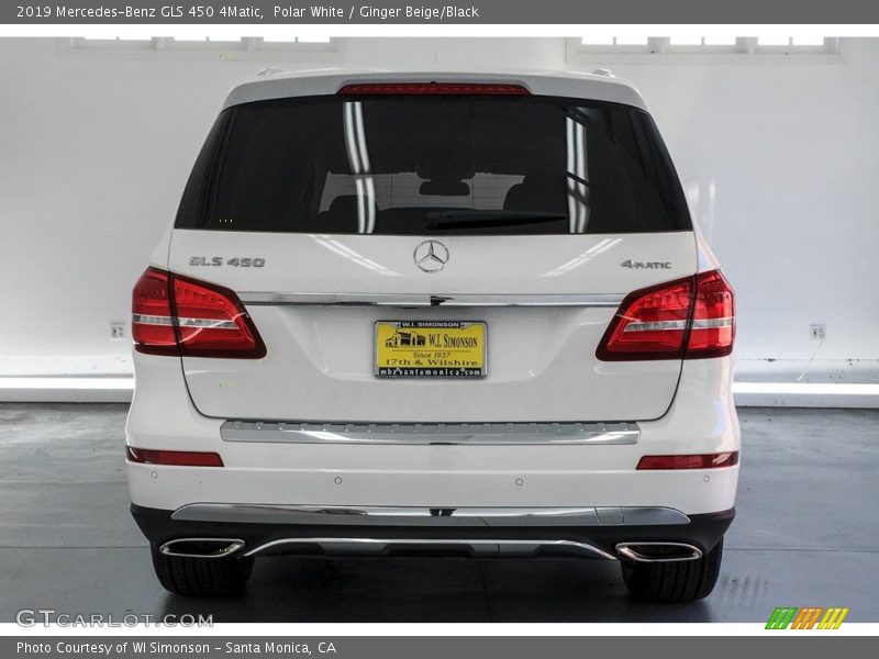 Polar White / Ginger Beige/Black 2019 Mercedes-Benz GLS 450 4Matic