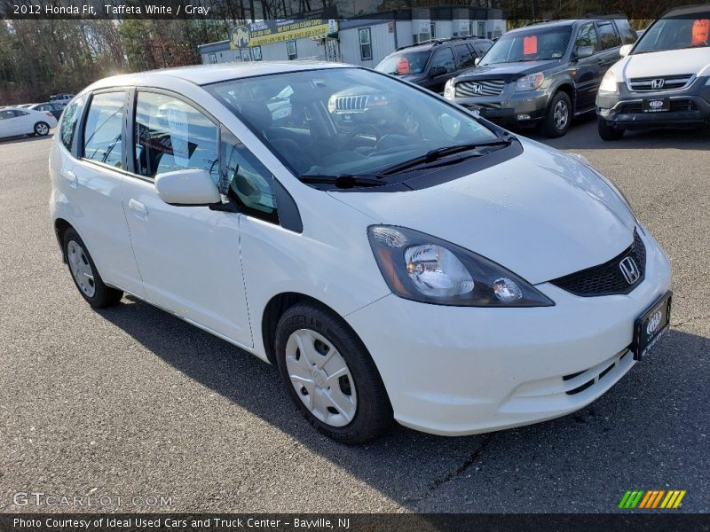 Taffeta White / Gray 2012 Honda Fit