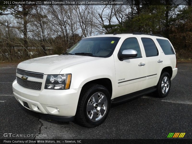 White Diamond Tricoat / Light Cashmere/Dark Cashmere 2011 Chevrolet Tahoe LTZ