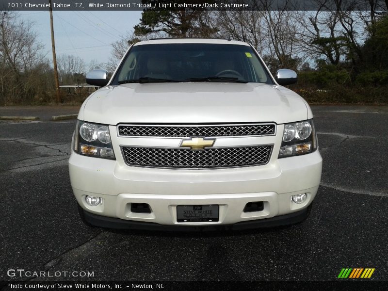 White Diamond Tricoat / Light Cashmere/Dark Cashmere 2011 Chevrolet Tahoe LTZ