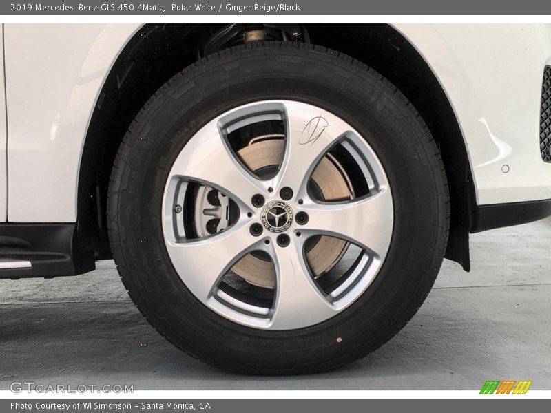Polar White / Ginger Beige/Black 2019 Mercedes-Benz GLS 450 4Matic