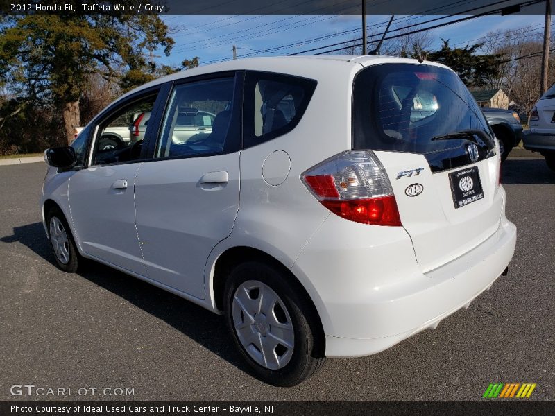 Taffeta White / Gray 2012 Honda Fit