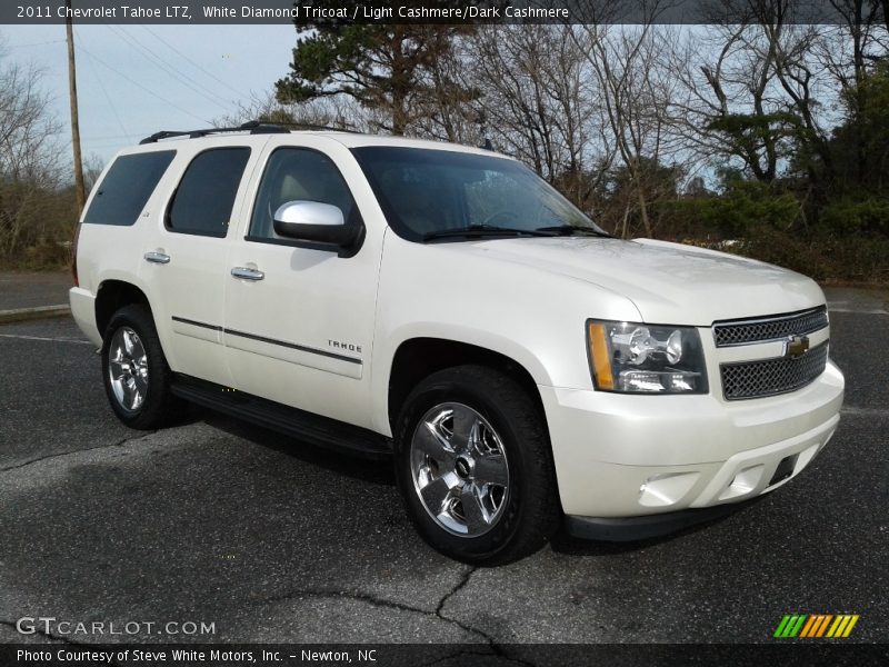 White Diamond Tricoat / Light Cashmere/Dark Cashmere 2011 Chevrolet Tahoe LTZ