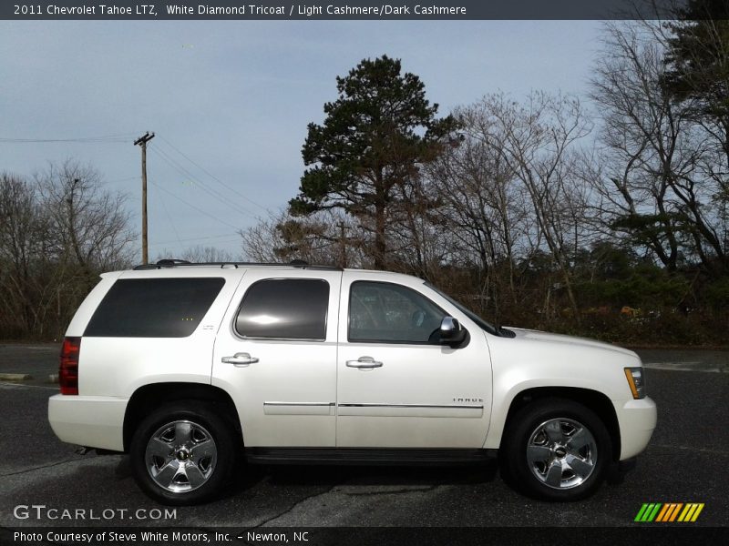 White Diamond Tricoat / Light Cashmere/Dark Cashmere 2011 Chevrolet Tahoe LTZ