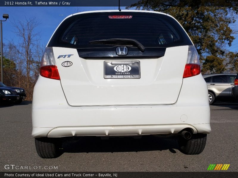 Taffeta White / Gray 2012 Honda Fit