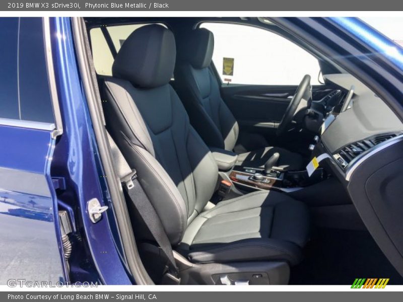 Phytonic Blue Metallic / Black 2019 BMW X3 sDrive30i