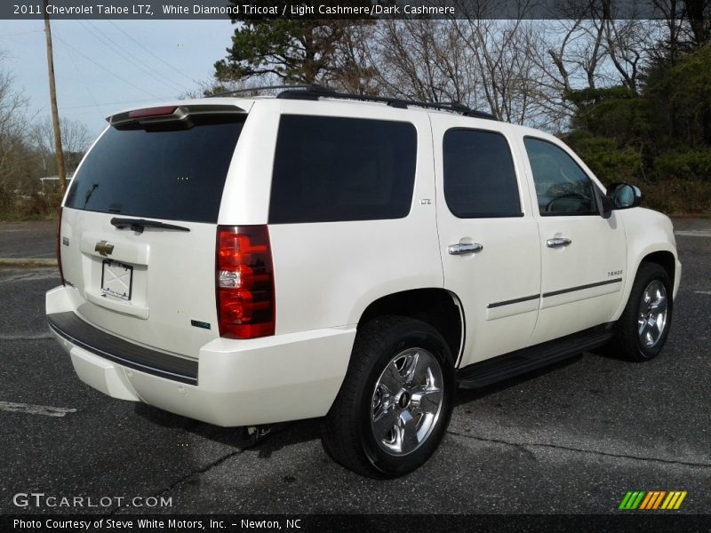 White Diamond Tricoat / Light Cashmere/Dark Cashmere 2011 Chevrolet Tahoe LTZ