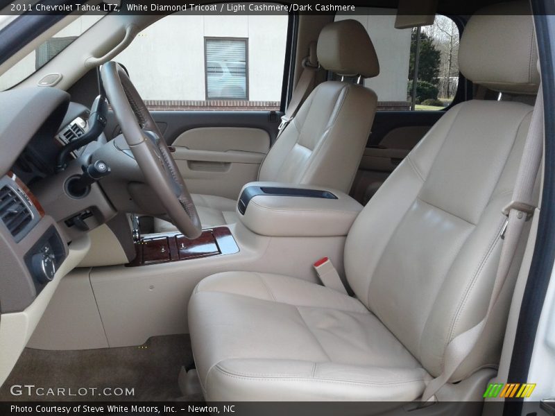 White Diamond Tricoat / Light Cashmere/Dark Cashmere 2011 Chevrolet Tahoe LTZ