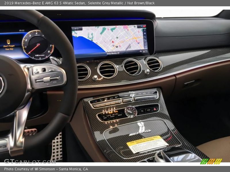 Selenite Grey Metallic / Nut Brown/Black 2019 Mercedes-Benz E AMG 63 S 4Matic Sedan