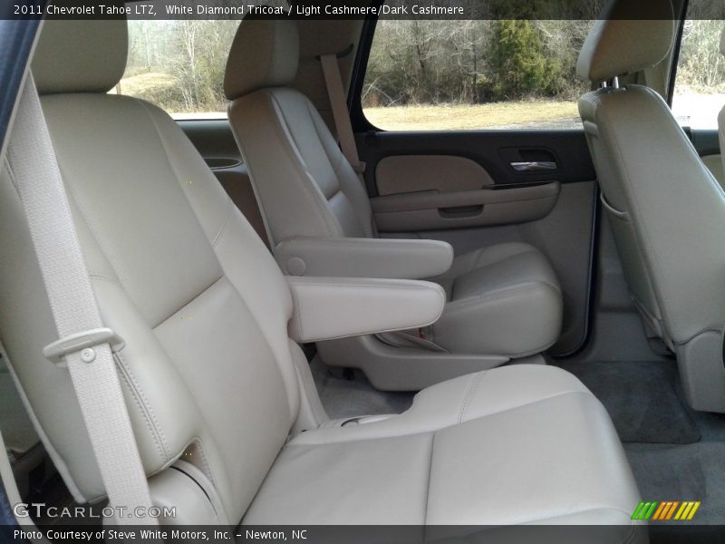 White Diamond Tricoat / Light Cashmere/Dark Cashmere 2011 Chevrolet Tahoe LTZ