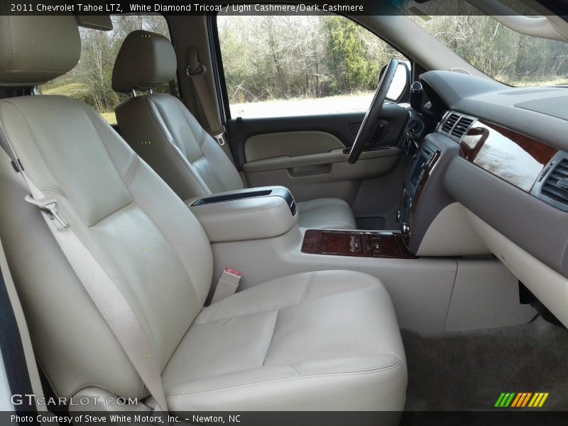 White Diamond Tricoat / Light Cashmere/Dark Cashmere 2011 Chevrolet Tahoe LTZ