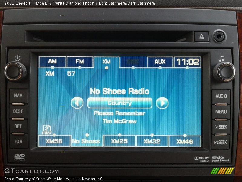 White Diamond Tricoat / Light Cashmere/Dark Cashmere 2011 Chevrolet Tahoe LTZ