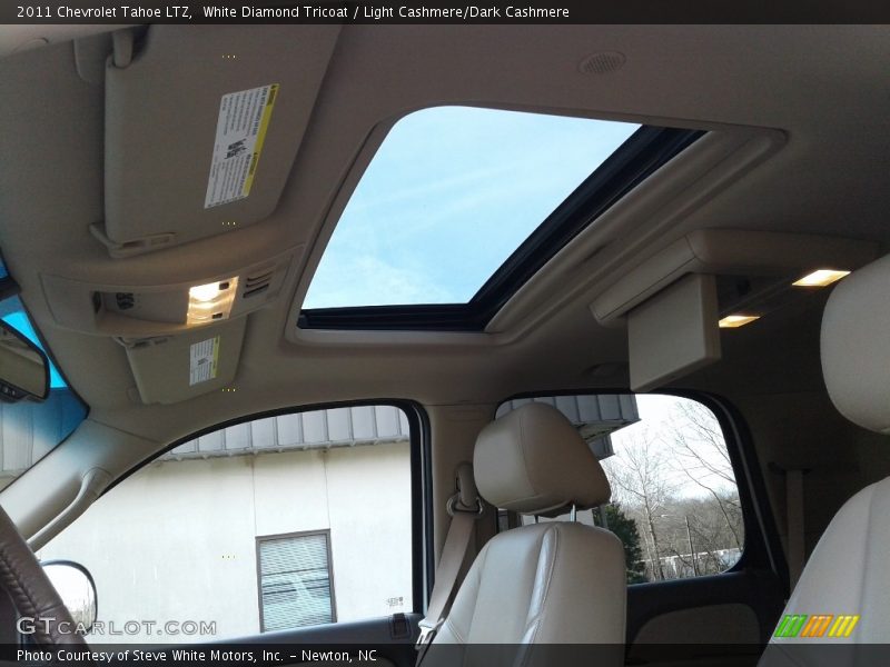 White Diamond Tricoat / Light Cashmere/Dark Cashmere 2011 Chevrolet Tahoe LTZ