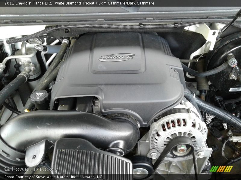 White Diamond Tricoat / Light Cashmere/Dark Cashmere 2011 Chevrolet Tahoe LTZ