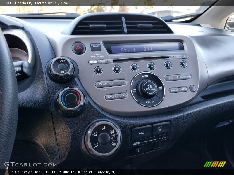 Taffeta White / Gray 2012 Honda Fit