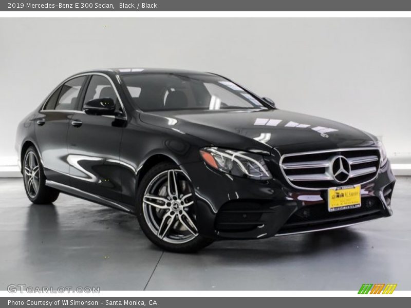 Black / Black 2019 Mercedes-Benz E 300 Sedan