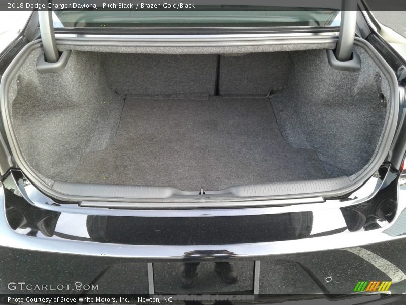 Pitch Black / Brazen Gold/Black 2018 Dodge Charger Daytona