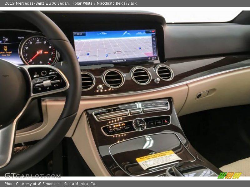 Polar White / Macchiato Beige/Black 2019 Mercedes-Benz E 300 Sedan