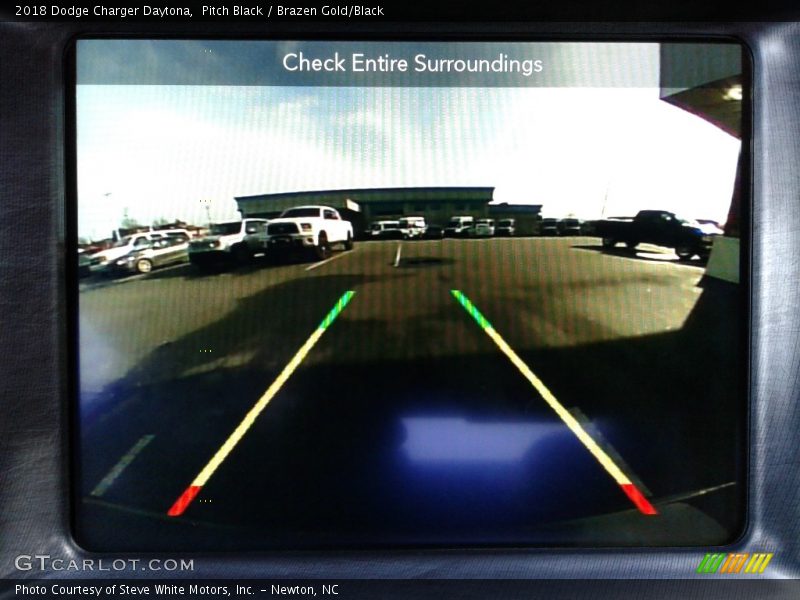 Pitch Black / Brazen Gold/Black 2018 Dodge Charger Daytona