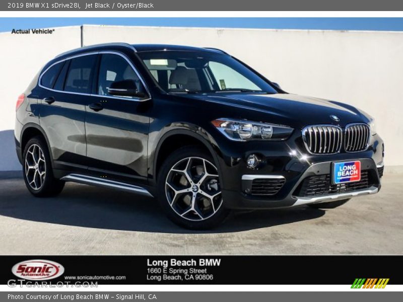 Jet Black / Oyster/Black 2019 BMW X1 sDrive28i