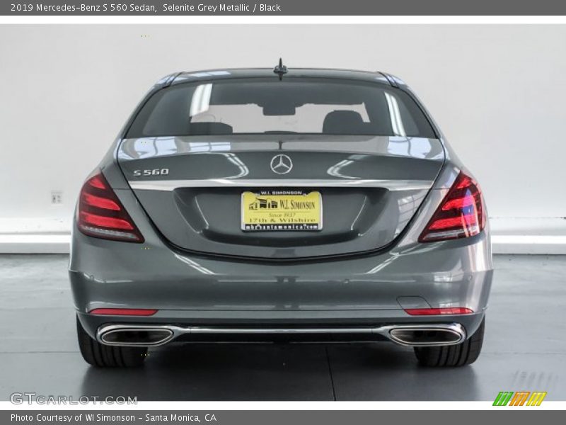 Selenite Grey Metallic / Black 2019 Mercedes-Benz S 560 Sedan