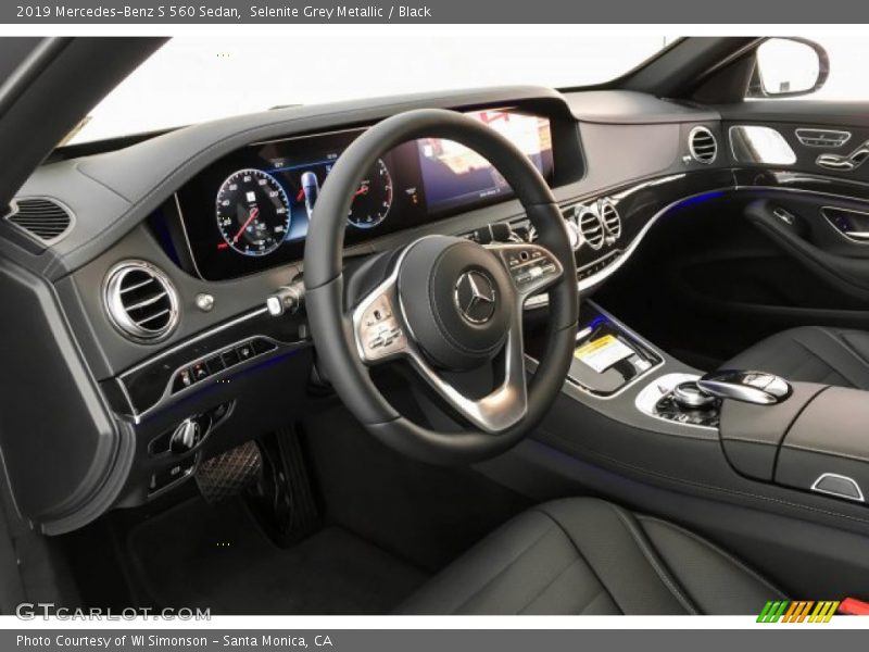 Selenite Grey Metallic / Black 2019 Mercedes-Benz S 560 Sedan