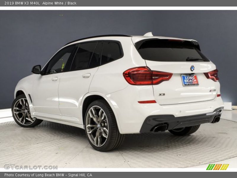 Alpine White / Black 2019 BMW X3 M40i