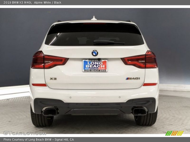 Alpine White / Black 2019 BMW X3 M40i