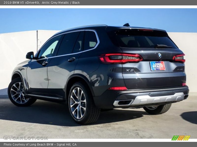 Arctic Grey Metallic / Black 2019 BMW X5 xDrive40i