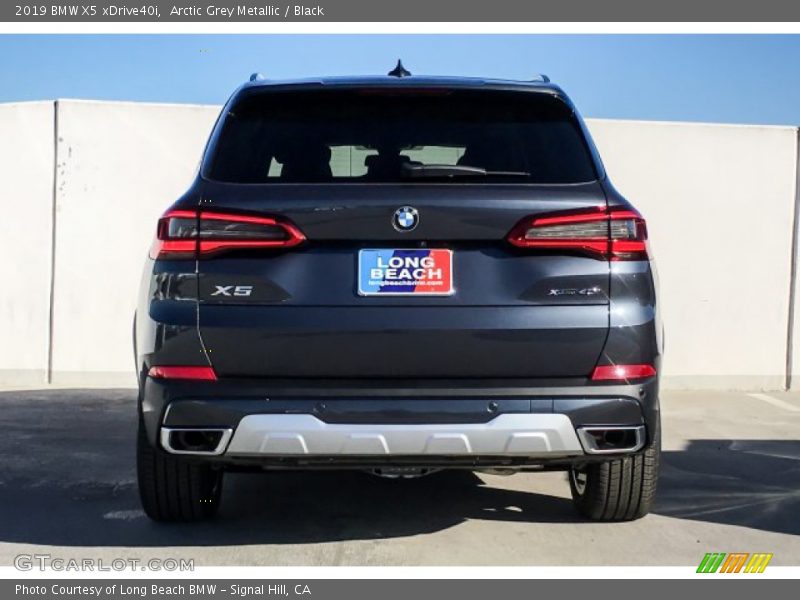 Arctic Grey Metallic / Black 2019 BMW X5 xDrive40i