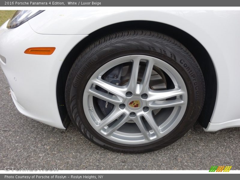 White / Luxor Beige 2016 Porsche Panamera 4 Edition