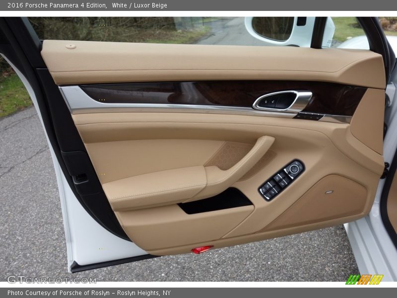 White / Luxor Beige 2016 Porsche Panamera 4 Edition