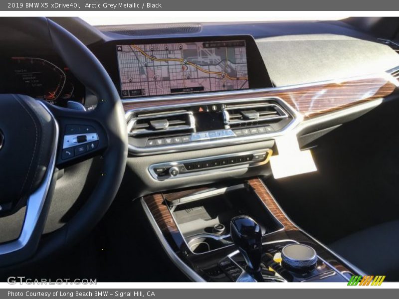 Arctic Grey Metallic / Black 2019 BMW X5 xDrive40i