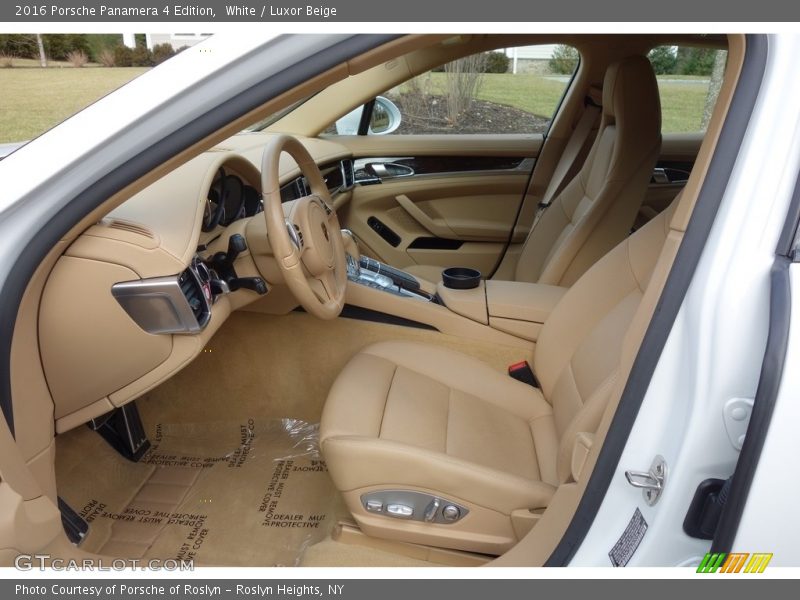 White / Luxor Beige 2016 Porsche Panamera 4 Edition