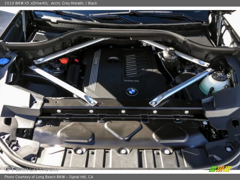 Arctic Grey Metallic / Black 2019 BMW X5 xDrive40i