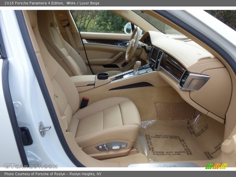 White / Luxor Beige 2016 Porsche Panamera 4 Edition