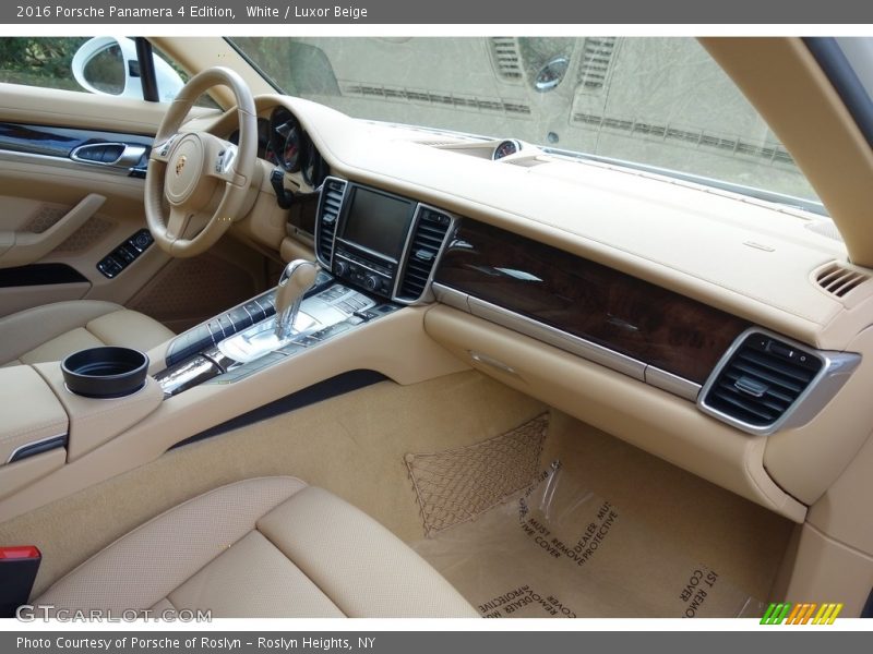 White / Luxor Beige 2016 Porsche Panamera 4 Edition