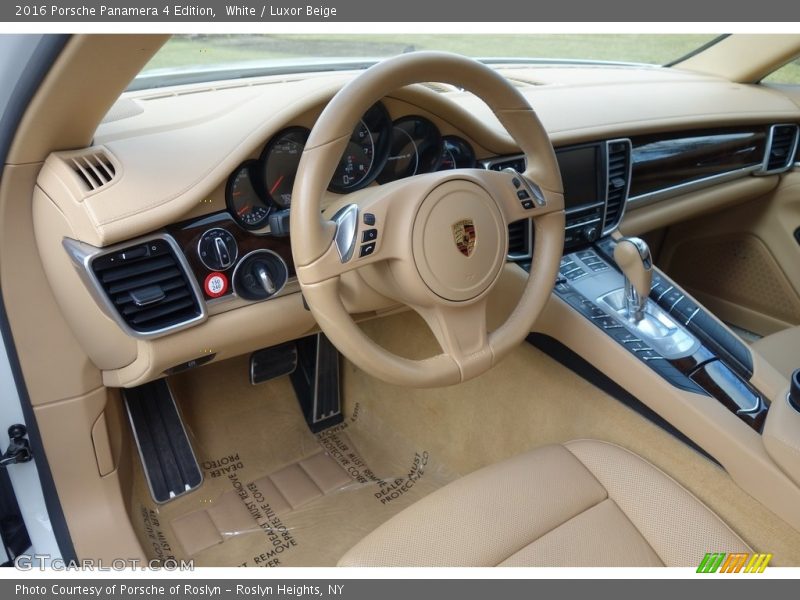 White / Luxor Beige 2016 Porsche Panamera 4 Edition