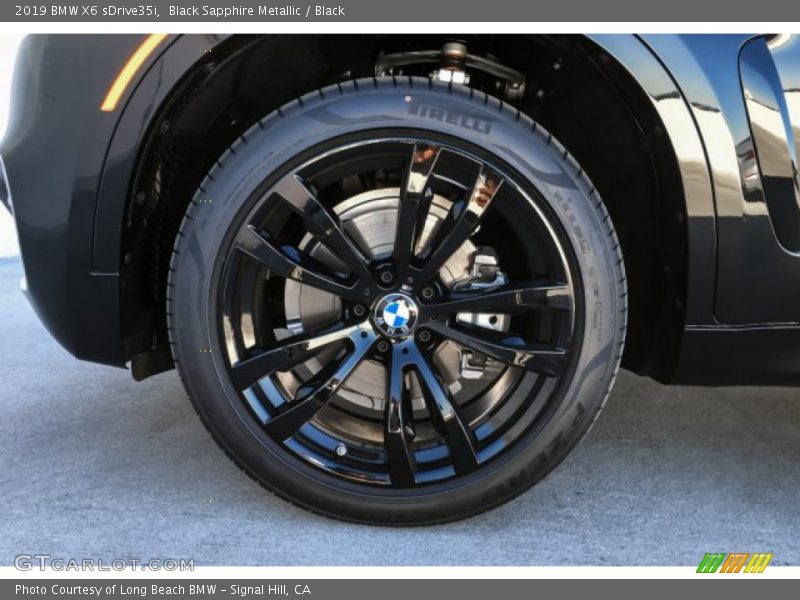 Black Sapphire Metallic / Black 2019 BMW X6 sDrive35i