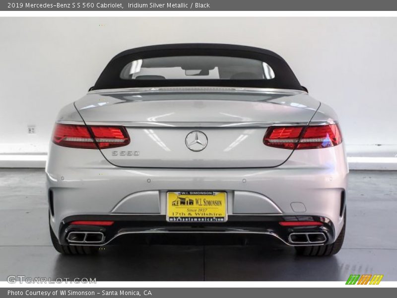 Iridium Silver Metallic / Black 2019 Mercedes-Benz S S 560 Cabriolet