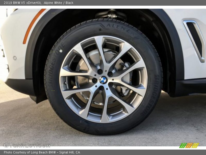Alpine White / Black 2019 BMW X5 xDrive40i