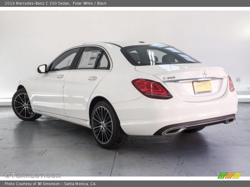 Polar White / Black 2019 Mercedes-Benz C 300 Sedan