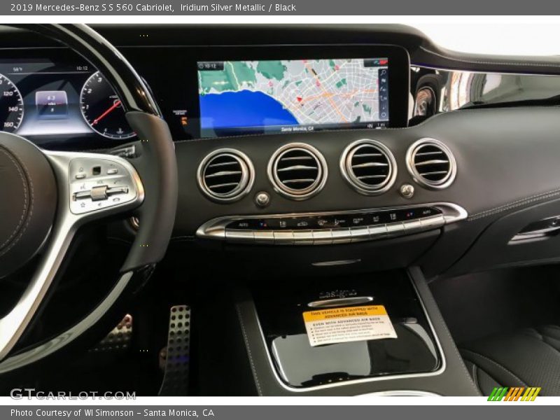 Iridium Silver Metallic / Black 2019 Mercedes-Benz S S 560 Cabriolet
