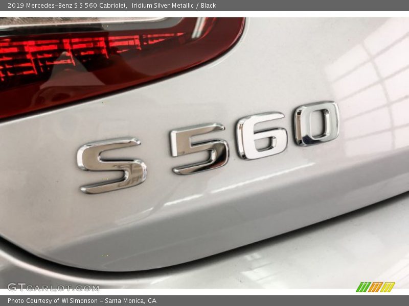 Iridium Silver Metallic / Black 2019 Mercedes-Benz S S 560 Cabriolet