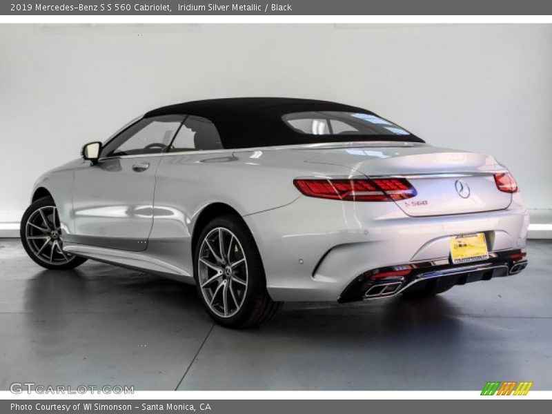 Iridium Silver Metallic / Black 2019 Mercedes-Benz S S 560 Cabriolet