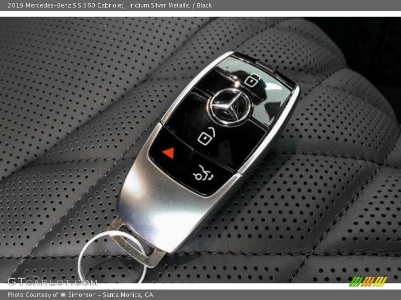 Iridium Silver Metallic / Black 2019 Mercedes-Benz S S 560 Cabriolet