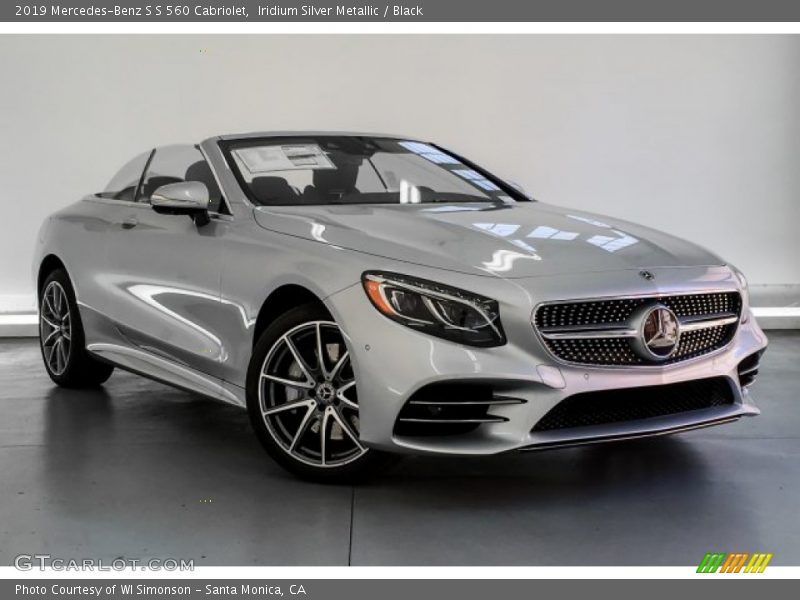 Iridium Silver Metallic / Black 2019 Mercedes-Benz S S 560 Cabriolet