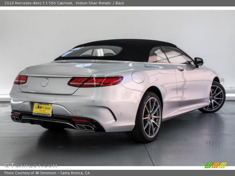 Iridium Silver Metallic / Black 2019 Mercedes-Benz S S 560 Cabriolet