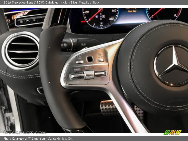 Iridium Silver Metallic / Black 2019 Mercedes-Benz S S 560 Cabriolet