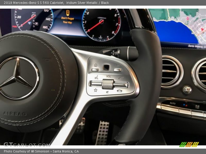 Iridium Silver Metallic / Black 2019 Mercedes-Benz S S 560 Cabriolet